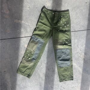 J. Crew Women’s Military Flower Patchwork Pants